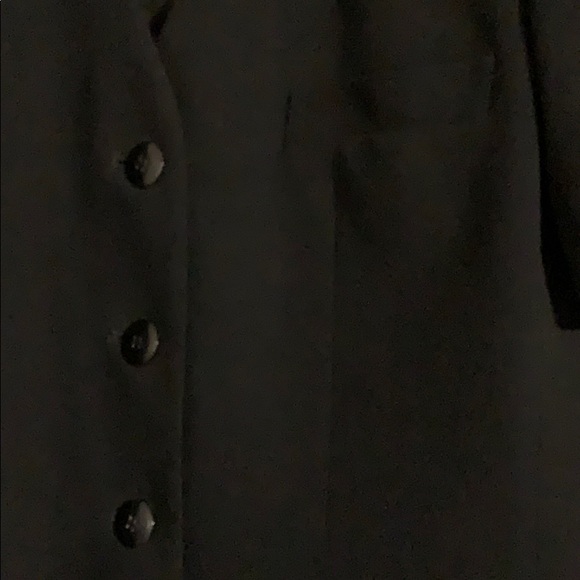 Black short sleeve v-neck tunic size 10 - Picture 3 of 8